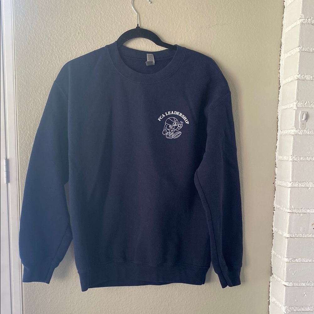 Navy Blue Crewneck Sweater